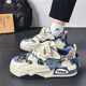 Chaussures masculines Autumn chaussures plates respirantes Chaussures de toile de toile accélérée pour hommes