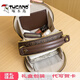 Woodpecker (TUCANO) real soft leather bag women's round cake bag Liu Yifei's same style bag bag women's round crossbody bag female birthday gift for girlfriend and wife gift box] coffee color