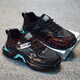 Huilirui 2025 zapatos para hombres de verano Nuevos zapatos de malla transpirable de moda para hombres y versátiles deportes que mejoran la altura y el papá casual F6622 negro [actualización] 41