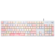 Logitech K845 Teclado mecánico de juegos con cable 104 tecla DIY Color Teclado E -Sports Panel de metal de pollo retroiluminado Panel de metal K845 - Fresa de crema fresa