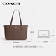 COACH brand direct supply women's GALLERY large handheld tote bag black CV402 New Year's gift