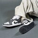 耐克NIKE篮球鞋男乔丹AJ1 JORDAN 1 低帮运动鞋 553558-152白黑42.5