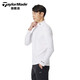 Taylormade泰勒梅高尔夫服装男士2025新款春秋防风保暖golf上衣长袖打底衫 M13118 白色 L