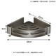 Hu Xiansen bathroom rack free of punching toilet triangle corner rack bathroom bathroom rack kitchen wall hanging single layer