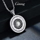 GsunG platinum PT950 rotating Thousand-Hand Avalokitesvara pendant for men, fashionable and trendy pure platinum pendant round plate, priced by gram, please contact customer service before bidding.
