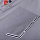 Camiseta de seda de hielo Pier Cardin Camiseta de manga larga para hombres Autumn Hielo Hielo Hielo de alta gama Tamita de mediana edad para hombres con secado T Middle-Eds con bolsillos de bolsillo Grey-7036 4xl 190