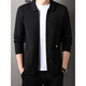 
Lilang men's wool knitted cardigan for middle-aged and young autumn and winter fashion casual men's lapel cardigan jacket trendy beige[8622] 2XL 180[160-180Jin[Jin equals 0.5 kg]]