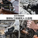 Winkelschleifer bürstenloser Lithiumbatterie 835 Mahlen und Schneidemaschine wiederaufladbare Mühle Handschleife Winkelschleife + Hammer 806 + 3884.0 Doppelte elektrische Schnelle Lade