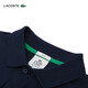 LACOSTE French crocodile classic casual loose short-sleeved lapel Polo shirt for men and women | PH2760 166/Navy Blue S (170)