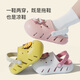 
babycrayon2025 new small pea children's slippers for boys and girls in summer hole shoes indoor outdoor bag-to-head sandals yellow tiger 16 cm inside length [160] foot length about 15-15.5 wear