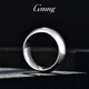 GsunG platinum PT950 plain ring for men and women, large heavy glossy ring, simple and atmospheric, thick platinum aperture ring. Priced by gram, please contact customer service before bidding.