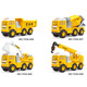 Soumade Children's Cement Mixer Truck Toy Engineering Mixer Car Model Sound und Light Transport Truck Kindergeburtstagsgeschenk