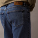 Calvin Kleinjeans [réplica 90 Serie] 25 hombres y mujeres de primavera y verano El mismo modelo CK retro jeans rectos 4RB701G U1W-Denim Light Blue 30
