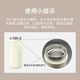 Jingdong Tokyo-made thermos cup, tea and water separation, high-end large capacity 316L stainless steel for men and women, elegant white 500ml