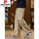 
Pierre cardin American work pants men's 2025 spring new loose straight high street charge wide-leg casual long pants new product 9885-Khaki M