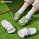 Pig dad children's slippers boys summer new style home interior non-slip bathroom bath cute baby girl sandals green 22
