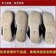 Pure handmade old Beijing hand-laid hemp rope, a thousand-layer sole for spring and summer men and women's traditional breathable rural cloth shoes corduroy handmade sole [stripe] 42
