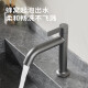 卫浴 加长嘴洗手盆浴室洗脸池家用快开单冷面盆水龙头76033 76033-719/HBS-1枪灰冷快开龙头