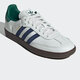Adidas Clover Shoes Men's Shoes Women's Shoes Summer New SAMBA Low-top Cushioning Sports Shoes Lightweight Breathable Casual Shoes IH4882 White/Green/Dark Blue 40.5