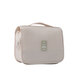 Neue Art des tragbaren Haken -Make -up -Bags mit tragbarem Twill -Waschbeutel großer Kapazität wasserdichtes Aufbewahrungsbeutel Beige Hook Make -up -Beutel