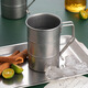 Quanshi 304 stainless steel retro beer mug direct drinking mug beverage juice cup cold water cup coffee tea cup 350ml