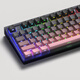 腹灵（FL·ESPORTS）MK870 黑莓侧刻 机械键盘 有线无线蓝牙客制化电竞办公静音轴 黑曜石 极昼侧刻 茶轴 x 三模(有线无线蓝牙)