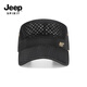 JEEP SPIRIT Jeep Flat Top Hat Men Casual Middle-aged Men's Sun Protection Hat Dad Outdoor Sunshade Breathable