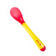 Baby warmes Löffel Fütterungstable Baby warmer Löffel Weiche-Spoon-Gabel Single Pack Löffel Blau