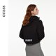 GUESS official flagship women's American casual hooded short jacket-W4PP81K2Q45 JBLK-Graphite Black M (120-140)
