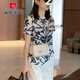皮尔卡丹（pierre cardin）网红运动套装女2025夏季新款时髦洋气炸街减龄短袖短裤休闲两件套 图片色短袖679 S
