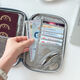 Passport y billetera Bolsa de almacenamiento en el extranjero Pasado de viaje portátil Pase de protección Caso de registro del hogar Cambio de tarjeta Grid/gran capacidad