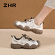 Chaussures de randonnée zhr pour femmes chaussures de suivi de ruisseau léger de sports de ruisseau léger pour femmes pour femmes épisser les chaussures pour femmes g683 riz brun 37