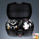 Large capacity motorcycle box trunk trunk extra large size universal rear box electric scooter trunk super large upgraded model 691C trunk [black] standard version 47 liters