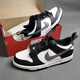 Nike (Nike) Dunk Low S Black and White Little Panda Women's Low Top Sports y zapatillas informales DH9764-001 Little Panda DH9764-001 (lugar) 35.5