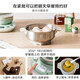 Beiding (Buydeem) glue-free health pot stew pot integrated tea boiler Chinese medicine pot stew steam household stew cup glass tea pot kettle K165 light fir green