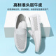 
Seven Wolf men's shoes summer loafers men's one-foot bean shoes hollow breathable business casual leather shoes men's head layer cowhide white 9925 38