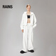 Chaqueta corta de lluvias para hombres y mujeres a prueba de viento con capucha con capucha con capucha con capucha para hombres y mujeres lohja chaqueta corta/15780 blanca suave s 160/88a (tamaño demasiado grande)