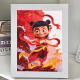 Süße Miaomiao Nezha Diamond Malerei Aufkleber Kinder handgefertigt iy Material Pack Nezha: DA Hai Ao Bing 5 Diamond Sticker des Teufels Kind 7371 Kunststoffkiste + Werkzeuge