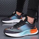 
Men's shoes for spring and summer new style flying woven breathable mesh running shoes soft sole shock-absorbing men's sports trendy shoes LS-826 blue and black 44
