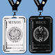 Fehlende MBCC Director Icon Student Card Set Schulkarten Marken -Bus -U -Bahn -Kartenkarte Wasserkarte B15828 Long Lanyard + Campus Card Clutch
