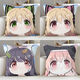 
Beizu Gui Fang Jia Dayi pillow blue file Baizi Baizhou Ziweihua peripheral Q version game peripheral cushion pillow BZ1283 Hina 45x45 cm (pillow case + pillow core)