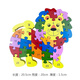 Burjuman Baby Puzzle Big Blocks Вход цифровой мультфильм Палитра Монтессори Раннее образование игрушки 26 Английские буквы двусторонние утолщенные милый большой медведь