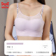 Cat man markless strapless underwear for women's vest style inner wear anti-exposure summer thin comfortable breathable mesh beautiful back bra Black M -34/75AB (90-110Jin [Jin equals 0.5 kg])