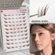 Eyelash brown glue-free Su Daji short single-cluster segmented fox style diagonal flying thick natural simulated fox eye false eyelashes glue-free brown tool-free 8-12mm short style