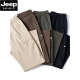 Jeep Spirit2025 Nuevos pantalones de trabajo para la marca de moda masculina suelta y cómoda escalada al aire libre y pantalones casuales estadounidenses rectos 9857 Tierra Color XL (140Jin [Jin equivale a 0.5 kg])