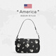 Coach (Coach) Frauen Mahjong-Tasche Nolita Serie Modetasche ABERARM Handgelenk Bag Black-Print CP476 SVA47