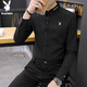 Playboy (PLAYBOY) chemise veste à manches longues pour homme chemise pour homme automne et hiver haut de gamme business casual vêtements tendance haut de gamme pour hommes