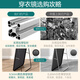 Pu Yun mirror full-body mirror home simple internet celebrity floor-standing dressing mirror ins style girls bedroom fitting mirror can be wall-mounted 40*150-classic black [dual use for hanging and swaying]