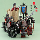 IE Gao Chuhan et Han se battent pour l'hégémonie Xiang yu liu bang assemblé des blocs de construction de grands soldats, figures et jouets de guerre d'infanterie Rose Red XP-683 Han Army Hook Soldiers incrustés