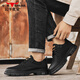 Bull Family Men's Shoes Summer Casual Leather Shoes Low Top Breathable Martin Boots Retro Old Hollow Workwear Shoes Men